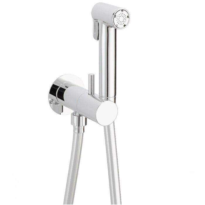 Cisal гигиенический душ - комплект с прогрессивным смесителем cv0079754q shower cisal, цвет: белый матовый