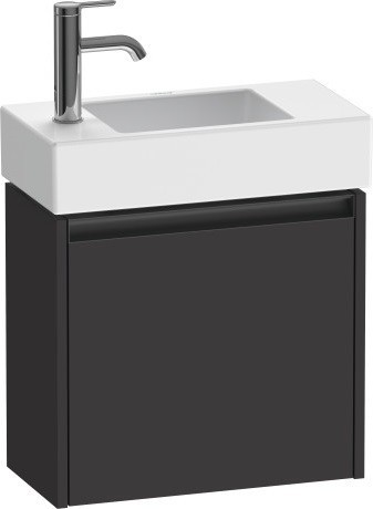Duravit тумба подвесная под раковину 238 мм х 484 мм х 440 мм, ketho.2, k25072r80800000 цвет: графит суперматовый