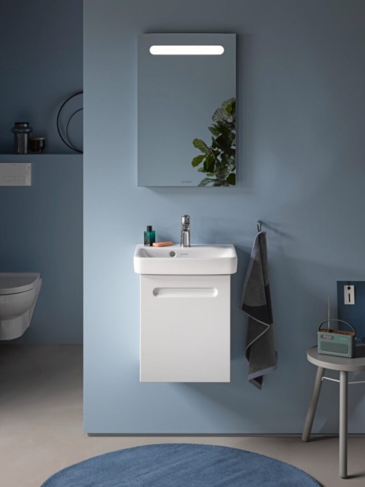 Duravit тумба подвесная петли слева, 390 мм х 346 мм, no.1, n14266l18180000 цвет: gres pietra grey opaco