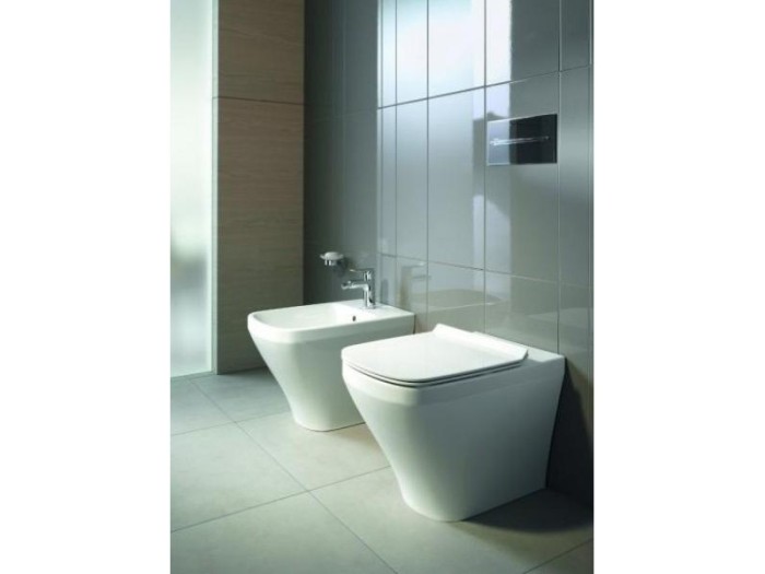 Duravit напольное биде с переливом, с креплением, durastyle, 2283100000 цвет: белый