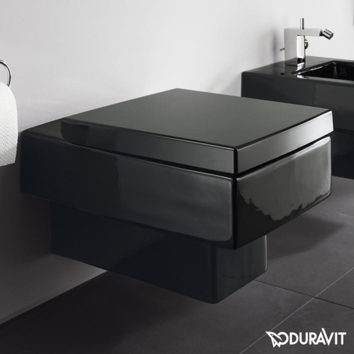 Duravit сиденье c крышкой для унитаза с микролифтом, vero, 0067690800 цвет: черный