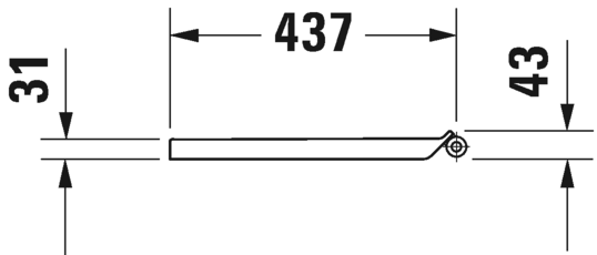 Duravit сиденье для унитаза с крышкой без автоматического опускания, durastyle, 0020610000 цвет: белый