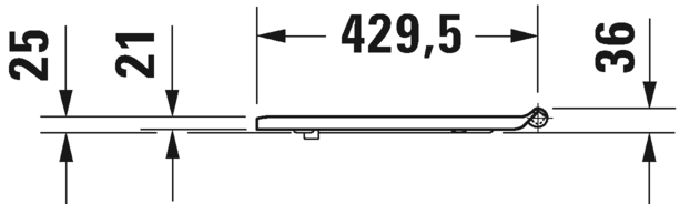 Duravit сиденье для унитаза с крышкой без автоматического опускания, durastyle, 0020610000 цвет: белый
