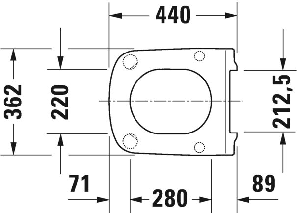 Duravit сиденье для унитаза с крышкой без автоматического опускания, durastyle, 0020610000 цвет: белый
