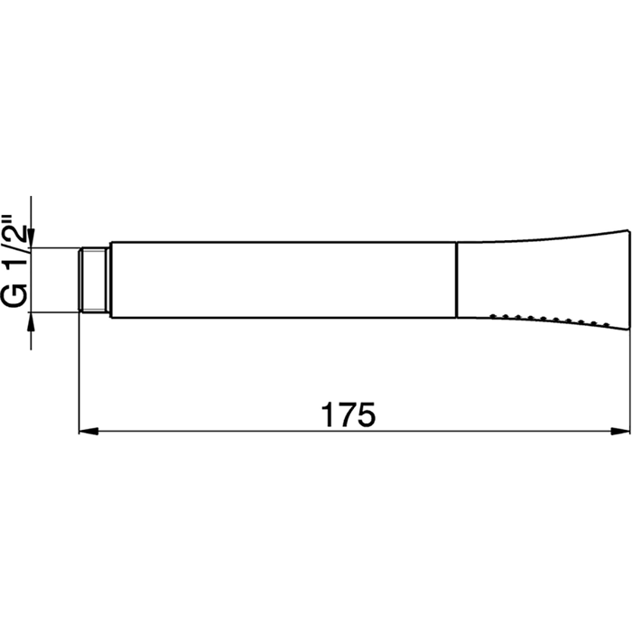 Cisal душевая лейка cherie ds01420021 cherie, цвет: хром