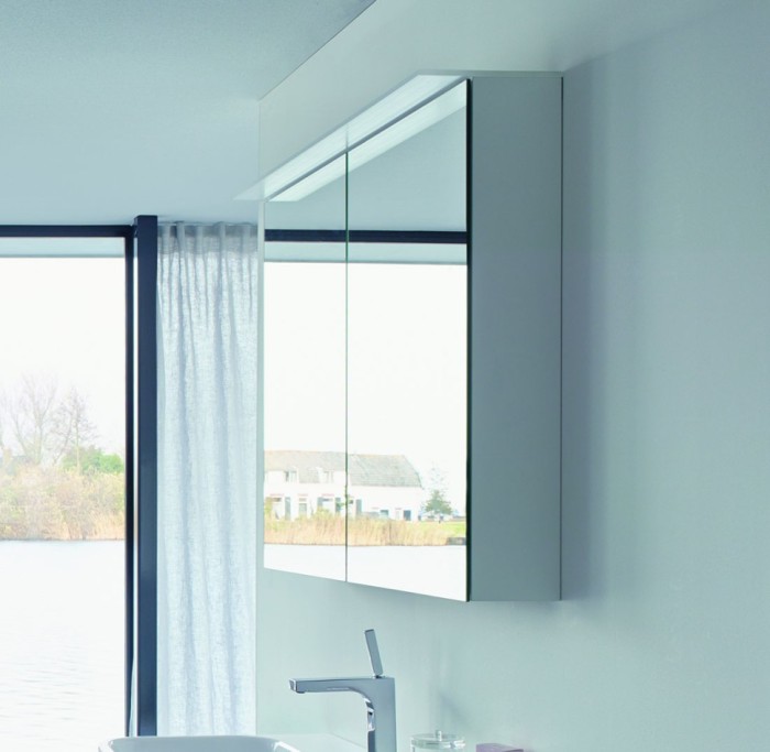 Duravit зеркальный шкаф, happy d.2, h2 7593 22 цвет: белый глянцевый