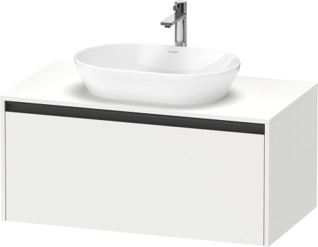 Duravit тумба подвесная под раковину 550 мм х 1000 мм х 459 мм, ketho.2, k24886018180000 цвет: gres pietra grey opaco