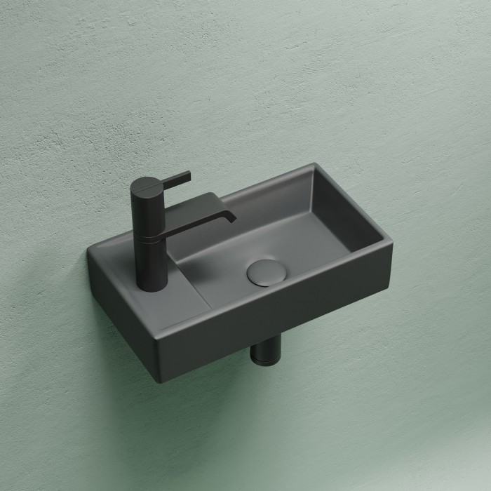 Ceramicanova раковина подвесная element, cn6051rmdh цвет: серый
