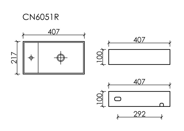 Ceramicanova раковина подвесная element, cn6051rmdh цвет: серый