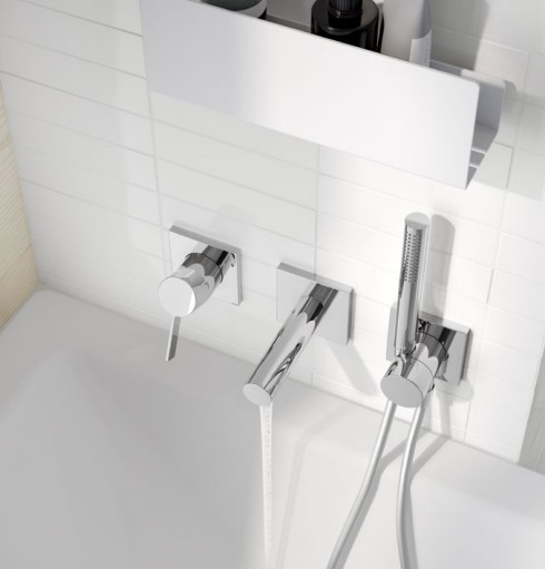 Keuco встраиваемый запорный вентиль с выводом для шланга c держателем для лейки, с рукояткой comfort, с квадратной розеткой, ixmo, черный матовый арт. 59541 371202