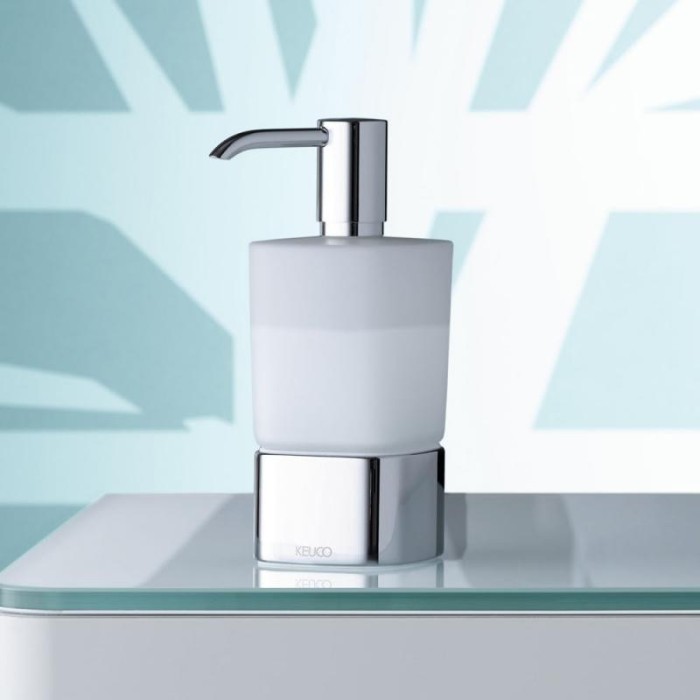 Keuco колба из матового стекла для настольного дозатора жидкого мыла зап/часть, elegance new, опал арт. 11654 009001