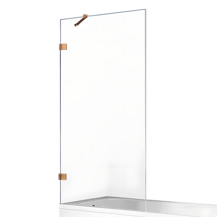 Шторка для ванны 90x150, New trendy Avexa copper brushed, браширо арт. EXK-3806