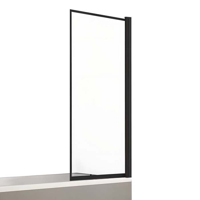 Шторка для ванны 50x140, New trendy New soleo black, черный арт. P-0086