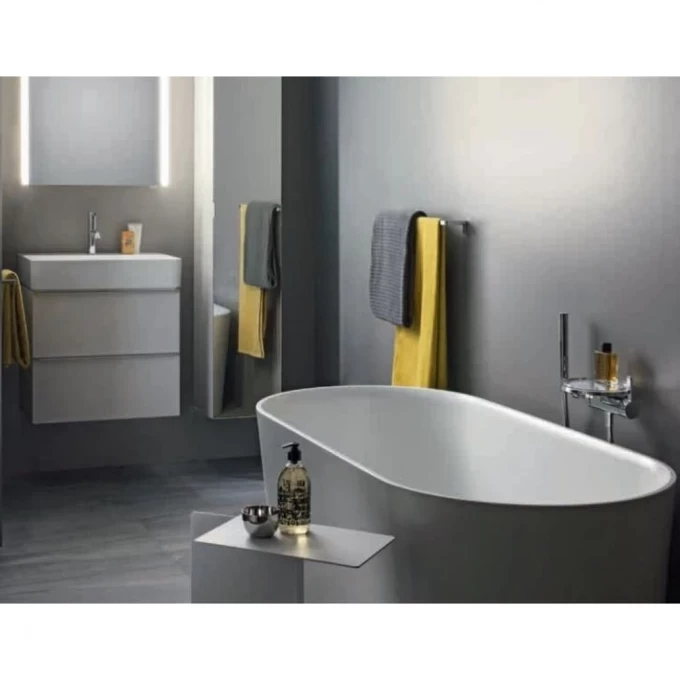 LAUFEN тумба 735x385x520 + раковина 750x420, SPACE VAL - 4.1018.2.160.100+1028.5