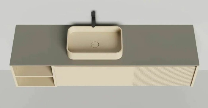 Salini подвесная тумба 1800, domino, 27d118a цвет: бежевый