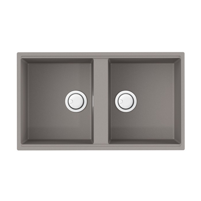 Omoikiri кухонная мойка Kitagawa 83-2-U, leningrad grey арт. 4993810