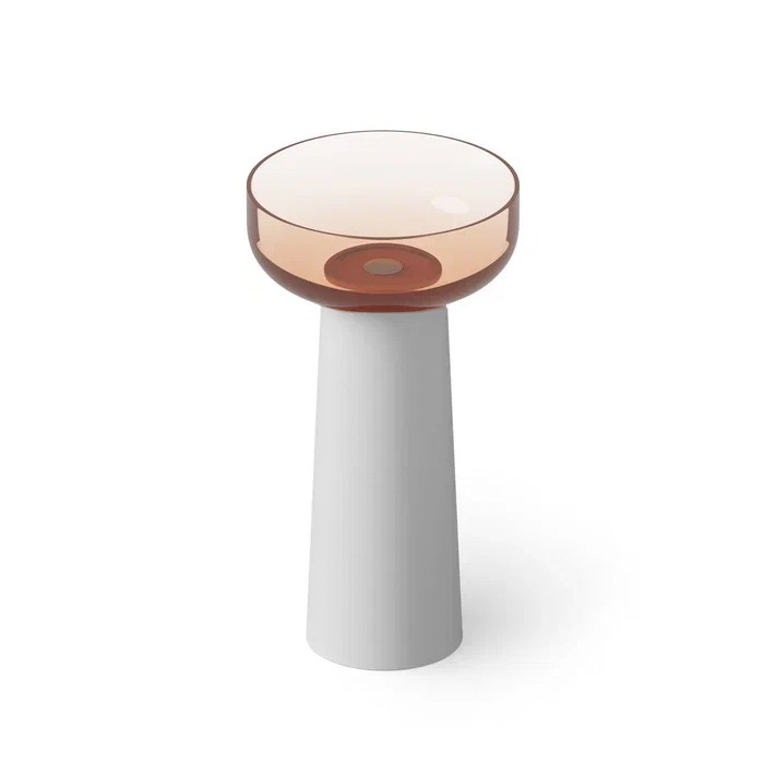 Раковина напольная d480хh880 мм, DEA Design Pedestal Basin, коричневый/пьедестал белый арт. DD2027 480 R9 18