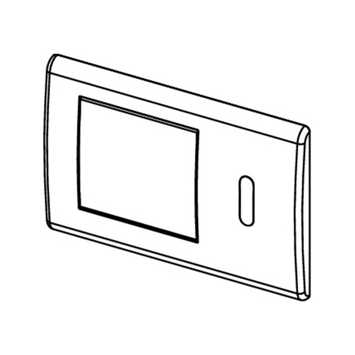 TECE клавиша смыва, нержавеющая сталь/сатин, planus - 9820199