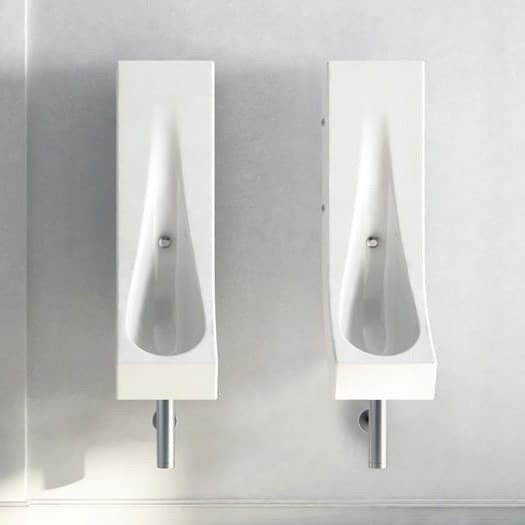 Писсуар 27x32h90 см, в комплекте с сифоном, белый, Art Ceram DROP арт. OSO003 01 00