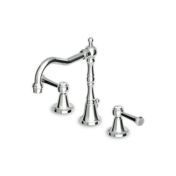 Zucchetti cмеситель на 3 отверстия с аэратором, agora classic, хром арт. zal405