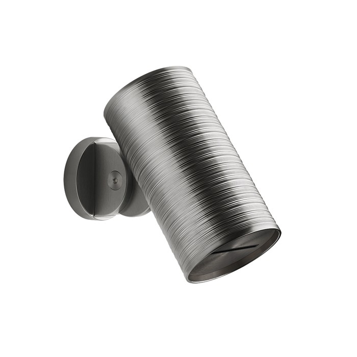 Gessi Верхний душ d7.9см., с настенным креплением, водопад, 316, 57247#239 цвет: steel brushed