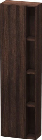 Duravit шкаф-пенал подвесной с полками, durastyle, ds1248l5353 цвет: каштан темный