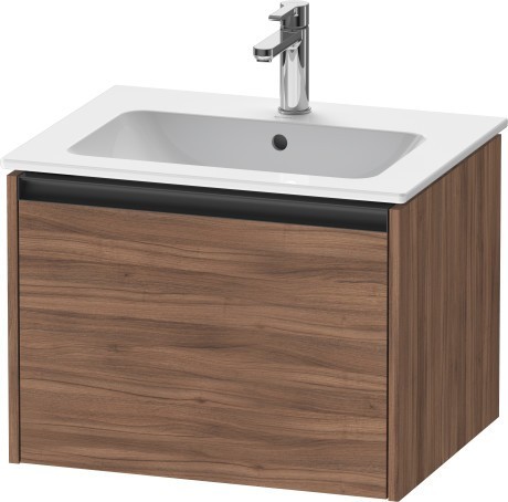 Duravit тумба подвесная под раковину 480 мм х 610 мм х 440 мм, ketho.2, k25062079790000 цвет: орех натуральный