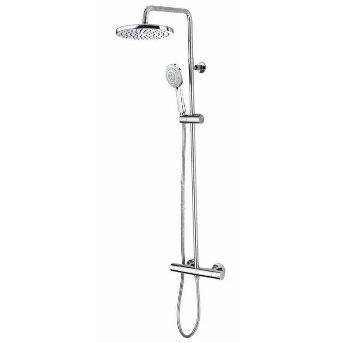 Bossini душевая стойка k-oki termostatico из лауни, oki, хром арт. l10007.030