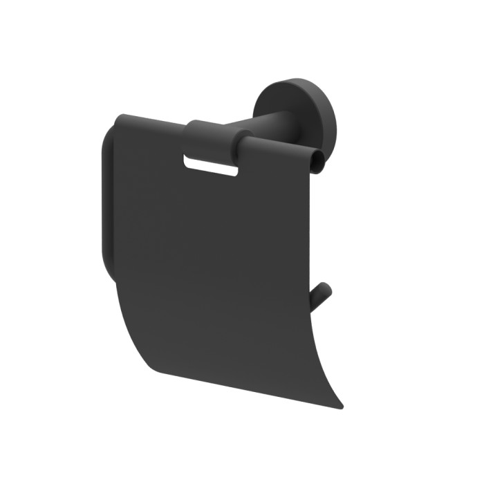 Держатель туалетной бумаги, Whitecross Ergo black, черный мат арт. ER2262BL