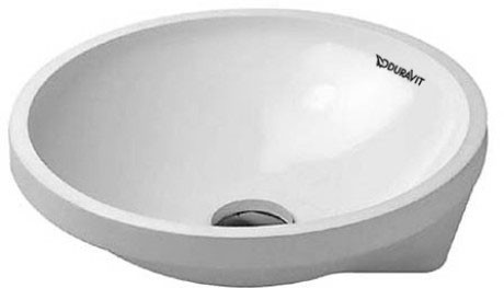 Duravit раковина встраиваемая снизу 43х43см, architec, 0463400000 цвет: белый