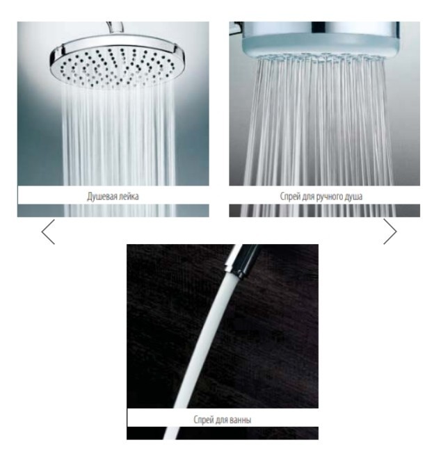 Bossini душевая стойка с термостатом для душа, верхним и ручным душем и шлангом, elios, хром арт. l10401.1.030