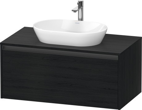 Duravit тумба подвесная под раковину 550 мм х 1000 мм х 459 мм, ketho.2, k24886016160000 цвет: чёрный дуб