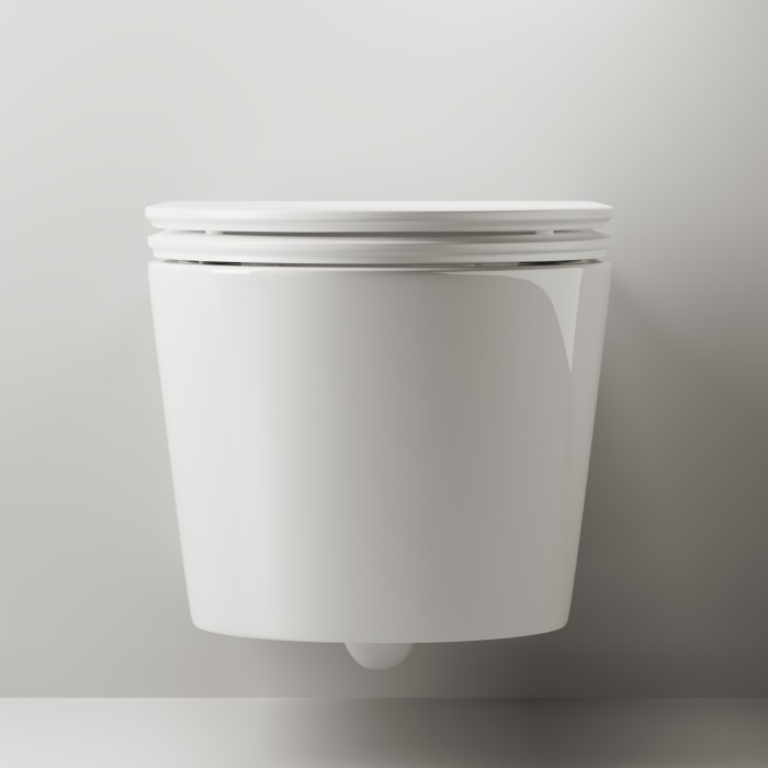 Ceramicanova подвесной унитаз с сиденьем trend, 111010 s цвет: белый