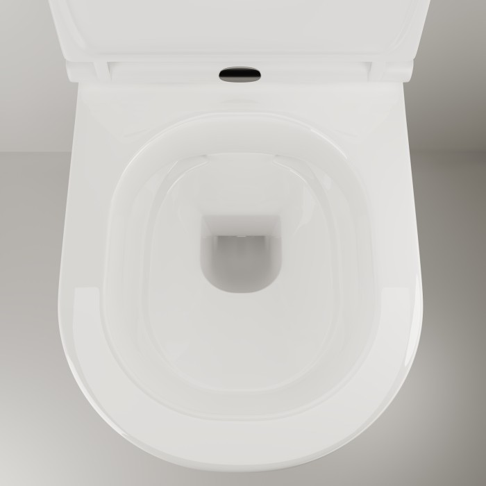 Ceramicanova подвесной унитаз с сиденьем trend, 111010 s цвет: белый