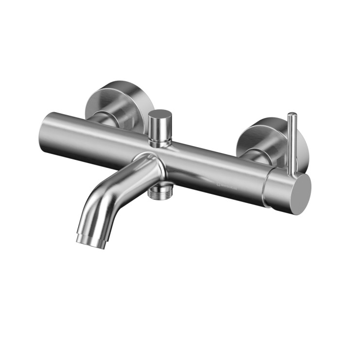 Смеситель для ванны, Whitecross Y brushed nickel, брашированный никель арт. Y1230NIB