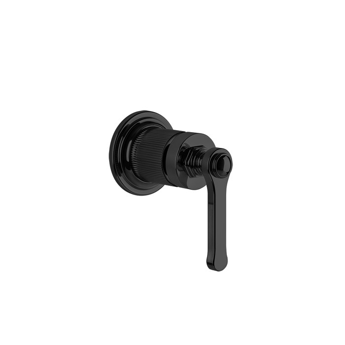 Gessi Смеситель встраиваемый, однорычажный, внешняя часть, Venti20, 65131#299 цвет: черный матовый
