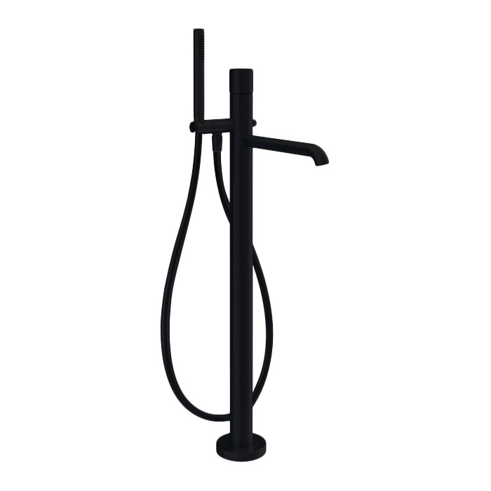 Gessi Смеситель для ванны, напольный, Habito Cesello, 70428#299 цвет: black xl