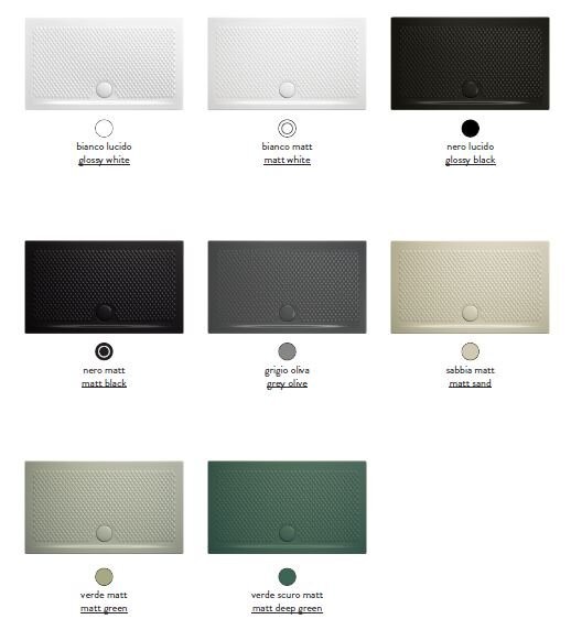 Поддон душевой квадратный 90x90 h 5,5 cм, grigio oliva, Art Ceram Texture арт. PDQ008 15 00