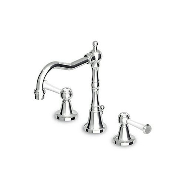 Zucchetti cмеситель с аэратором на 3 отверстия, agora classic, хром арт. zam405