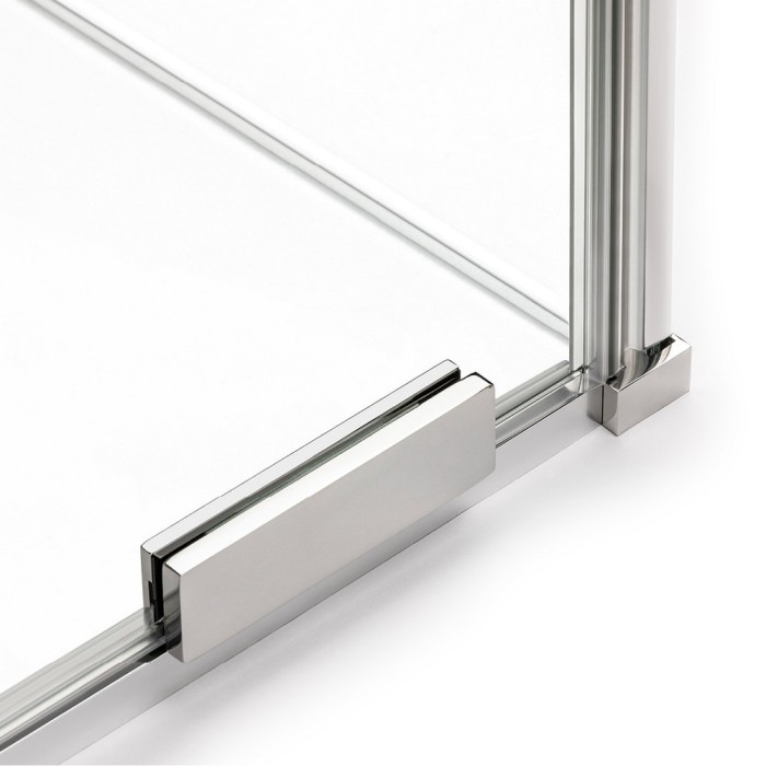 Шторка для ванны smart 160x150, New trendy Smart chrome, хром арт. EXK-4102