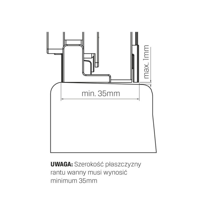 Шторка для ванны smart 160x150, New trendy Smart chrome, хром арт. EXK-4102