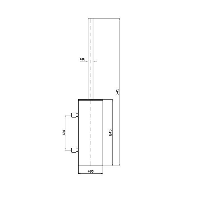 Zucchetti туалетный ёршик, подвесной, jingle, хром арт. zad556