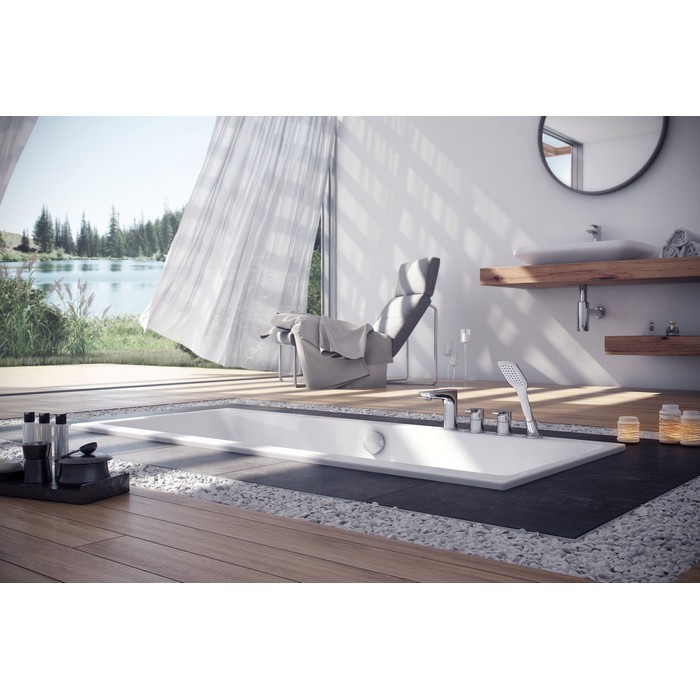 Встраиваема ванна slim 180x80, Excellent Pryzmat, арт. WAEX.PRY18WHS