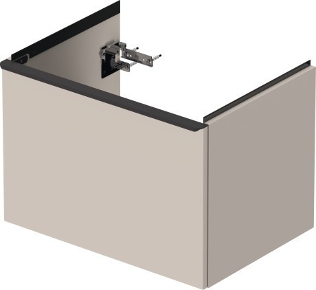 Duravit тумба подвесная под раковину 634 мм х 452 мм, d-neo, de425409191 цвет: серо-коричневый матовый