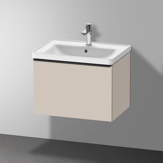 Duravit тумба подвесная под раковину 634 мм х 452 мм, d-neo, de425409191 цвет: серо-коричневый матовый