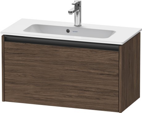 Duravit тумба подвесная под раковину 390 мм х 810 мм х 440 мм, ketho.2, k25056021210000 цвет: орех темный