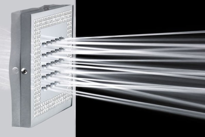 Bossini форсунка боковая для душа wall, cubic, хром арт. i00176.030