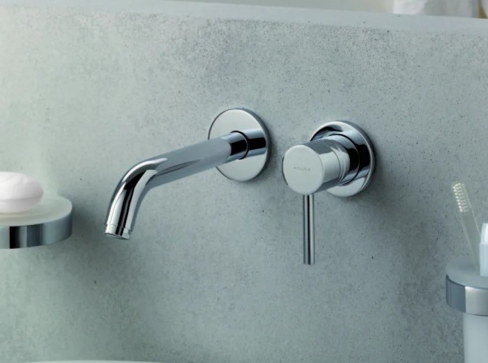 Bossini однорычажный смеситель для раковины с внутренней частью, золото, oki, золото арт. z005302.021