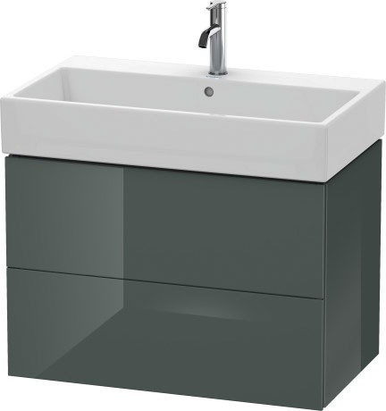 Duravit тумба подвесная под раковину, l-cube, lc627703838 цвет: доломитово-серый
