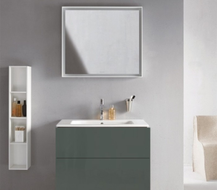 Duravit тумба подвесная под раковину, l-cube, lc627703838 цвет: доломитово-серый